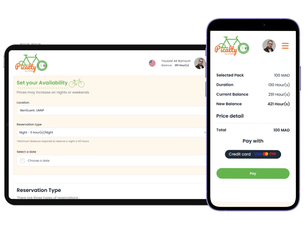 Picalty By UM6P - tablet view