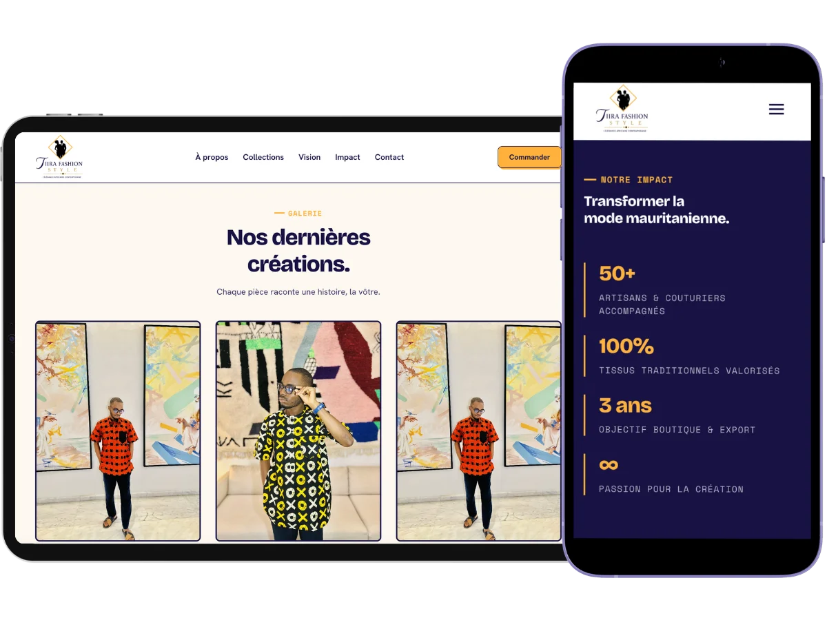 Tiira Fashion Style - tablet view
